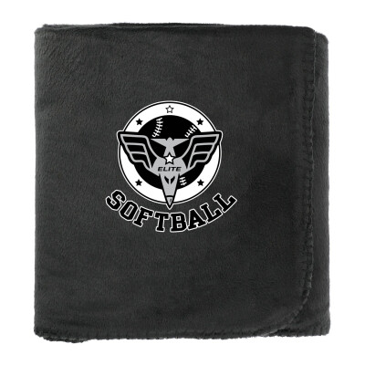 100% Recycled PET Fleece Blanket with RPET Pouch