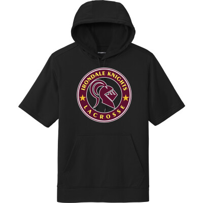 Performance Fleece Short Sleeve Hooded Pullover