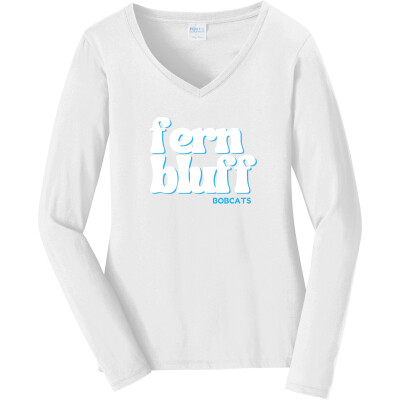 Women's Long Sleeve Fan Favorite V-Neck Tee