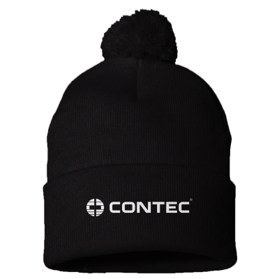 12" Pom-Pom Cuffed Beanie