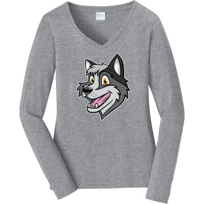 Women's Long Sleeve Fan Favorite V-Neck Tee