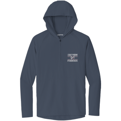 Repeat 1/2-Zip Long Sleeve Hooded Jacket