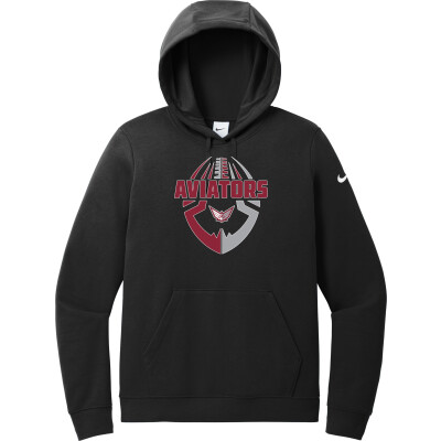 Nike Women's Club Fleece Sleeve Swoosh Pullover Hoodie