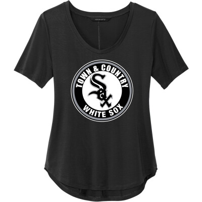Women's Stretch Jersey Relaxed Scoop Tee