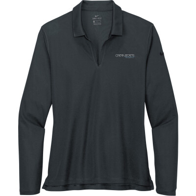 Nike Women's Dri-FIT Micro Pique 2.0 Long Sleeve Polo