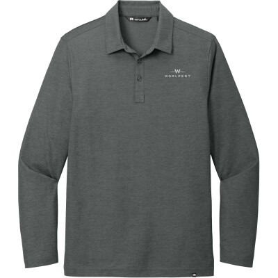 Travis Mathew Oceanside Heather Long Sleeve Polo