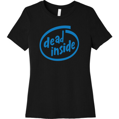 Dead Inside - Women's Relaxed Jersey Short Sleeve Tee