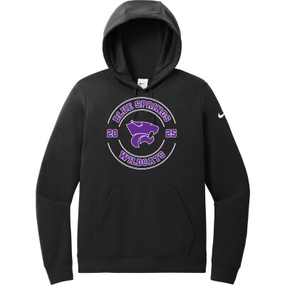 Nike Women's Club Fleece Sleeve Swoosh Pullover Hoodie