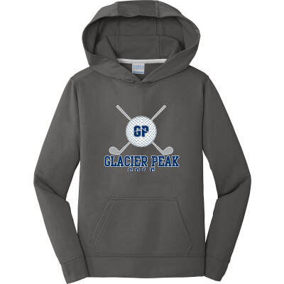 Youth Performance Fleece Pullover Hooded Sweatshirt