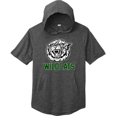 Tri-Blend Wicking Short Sleeve Hoodie