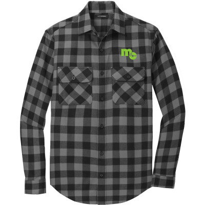 PORT AUTHORITY Men's Plaid Flannel Shirt - PAW668 (EMB)