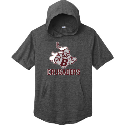 Tri-Blend Wicking Short Sleeve Hoodie