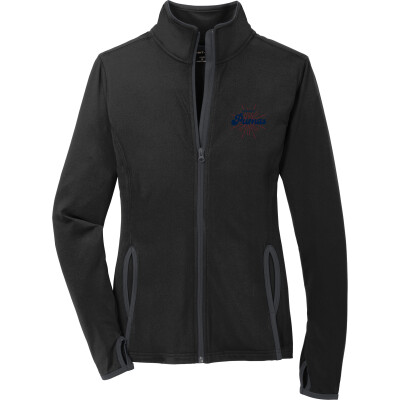 Women's Sport-Wick Stretch Contrast Full-Zip Jacket