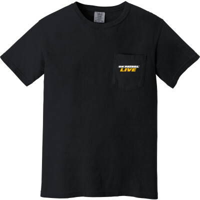 On Patrol: Live Comfort Colors Heavyweight Ring Spun Pocket Tee
