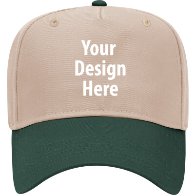 5 Panel Mid Profile Baseball Cap