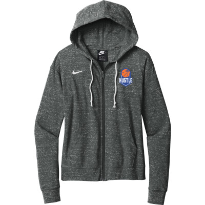 Hustle Women’s Nike Gym Vintage Full-Zip Hoodie