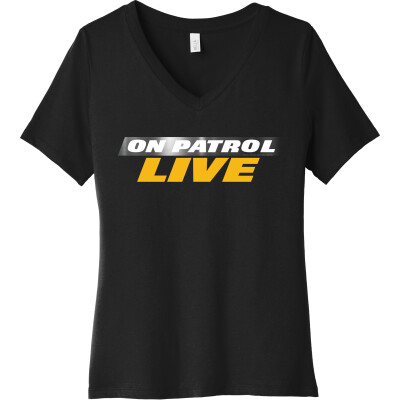 On Patrol: Live Women’s Relaxed Jersey Short Sleeve V-Neck Tee