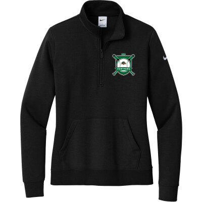 Nike Women's Club Fleece Sleeve Swoosh 1/2-Zip