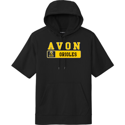 Performance Fleece Short-Sleeve Hooded Pullover