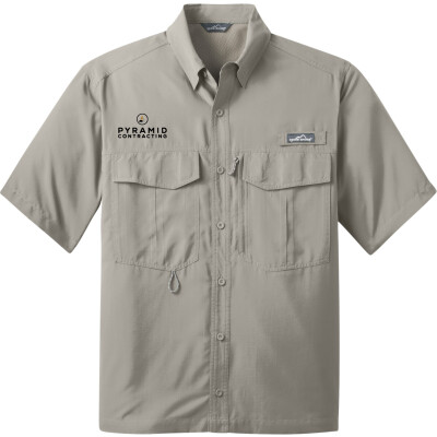 Eddie Bauer Short Sleeve Performance Fishing Shirt (EMB)