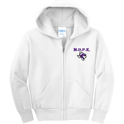 Youth Core Fleece Full-Zip Hooded Sweatshirt