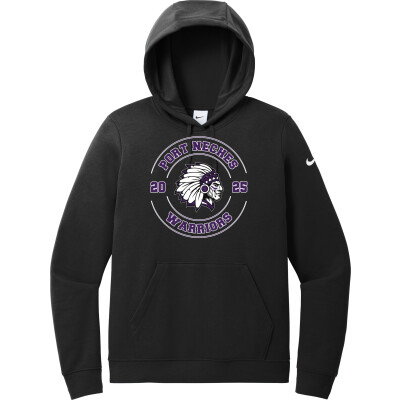 Nike Women's Club Fleece Sleeve Swoosh Pullover Hoodie