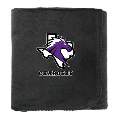 100% Recycled PET Fleece Blanket with RPET Pouch