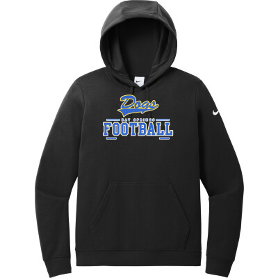 Nike Women's Club Fleece Sleeve Swoosh Pullover Hoodie