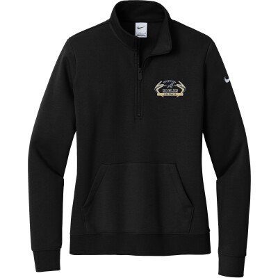Nike Women's Club Fleece Sleeve Swoosh 1/2-Zip