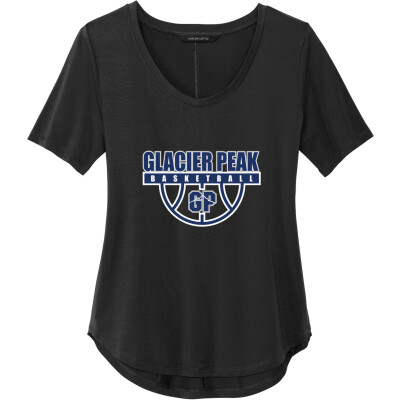 Women's Stretch Jersey Relaxed Scoop Tee