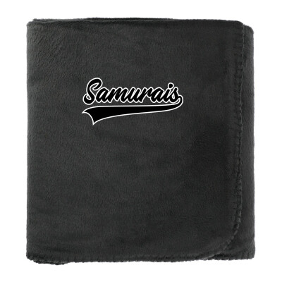 100% Recycled PET Fleece Blanket with RPET Pouch