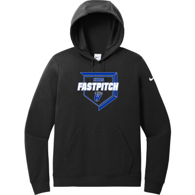 Nike Women's Club Fleece Sleeve Swoosh Pullover Hoodie