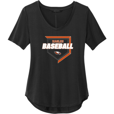 Women's Stretch Jersey Relaxed Scoop Tee