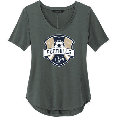 Women's Stretch Jersey Relaxed Scoop Tee