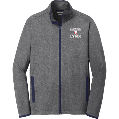Stretch Contrast Full-Zip Jacket