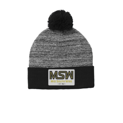 Heather Pom Pom Beanie