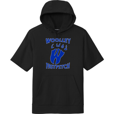 Performance Fleece Short-Sleeve Hooded Pullover