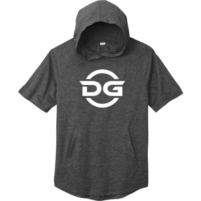 Tri-Blend Wicking Short Sleeve Hoodie