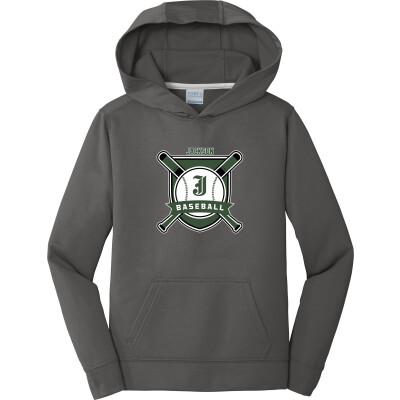 Youth Performance Fleece Pullover Hooded Sweatshirt