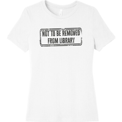 Do Not Remove (black stamp) - Women's Relaxed Jersey Short Sleeve Tee