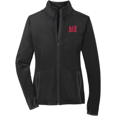 Women's Sport-Wick Stretch Contrast Full-Zip Jacket