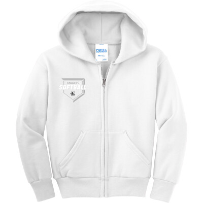 Youth Core Fleece Full-Zip Hooded Sweatshirt
