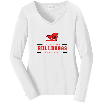 Women's Long Sleeve Fan Favorite V-Neck Tee