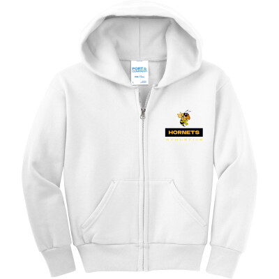 Youth Core Fleece Full-Zip Hooded Sweatshirt