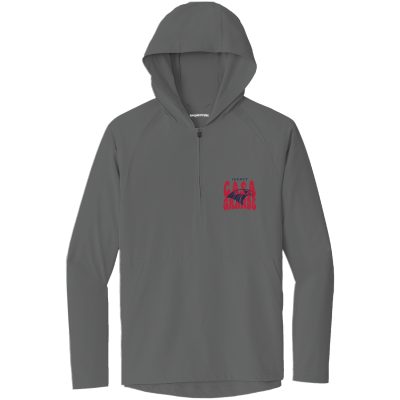 Repeat 1/2-Zip Long Sleeve Hooded Jacket