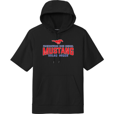 Performance Fleece Short-Sleeve Hooded Pullover