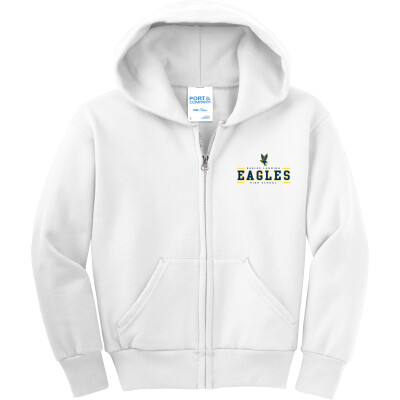 Youth Core Fleece Full-Zip Hooded Sweatshirt