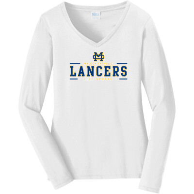 Women's Long Sleeve Fan Favorite V-Neck Tee