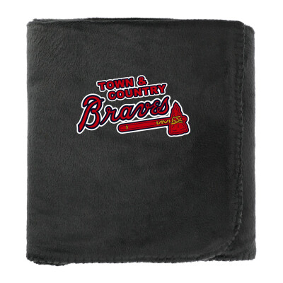 100% Recycled PET Fleece Blanket with RPET Pouch