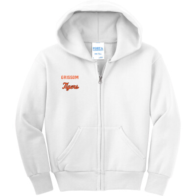 Youth Core Fleece Full-Zip Hooded Sweatshirt